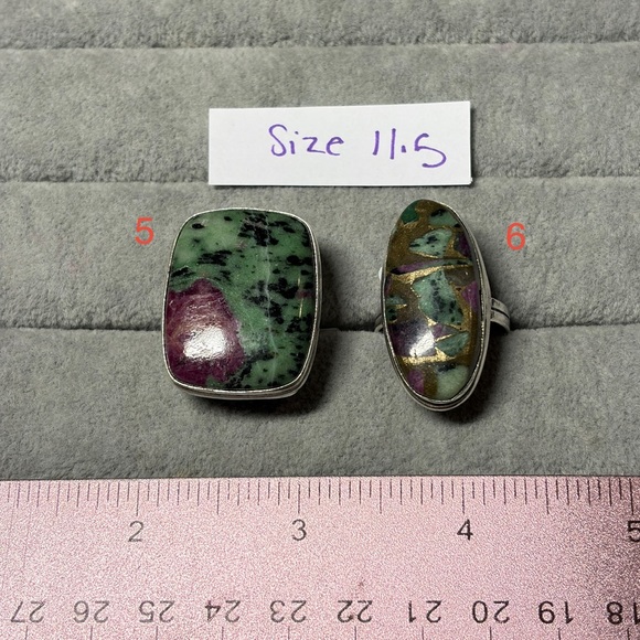 Ruby Zoisite Ring - Picture 4 of 5